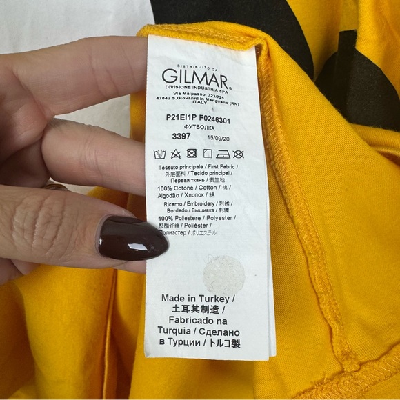 ICEBERG | Blah Blah Mickey Face Yellow Graphic T-Shirt Men’s Size Large - Picture 10 of 14